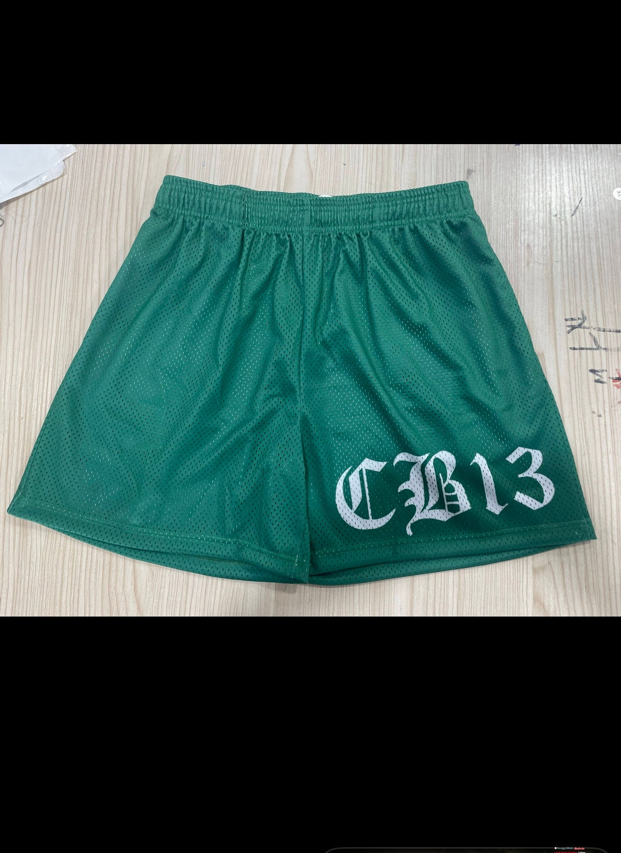Dark green Club13 shorts ￼